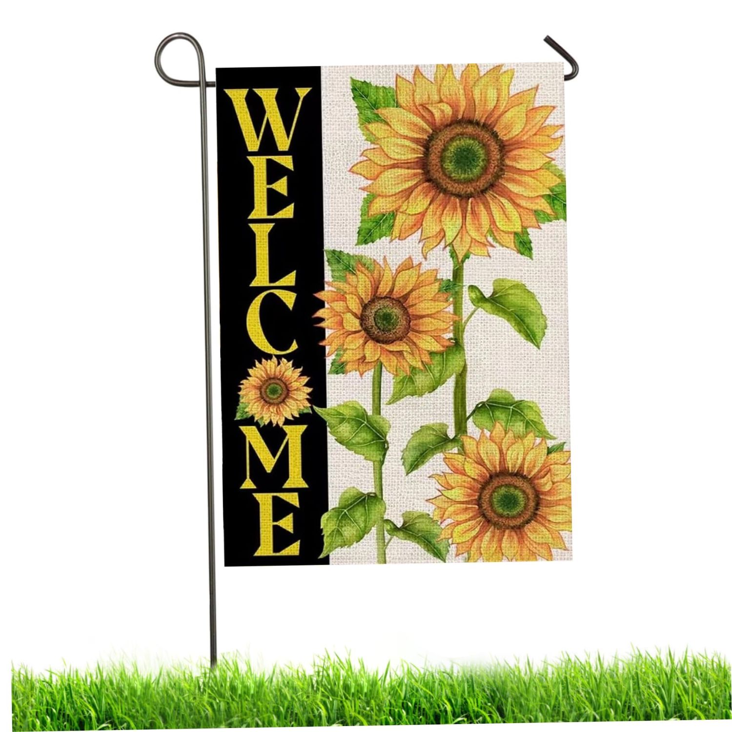 NEW Sunflower Welcome Flag