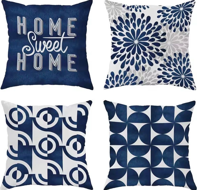 NEW 4 Pack Velvet Throw Pillow Cases