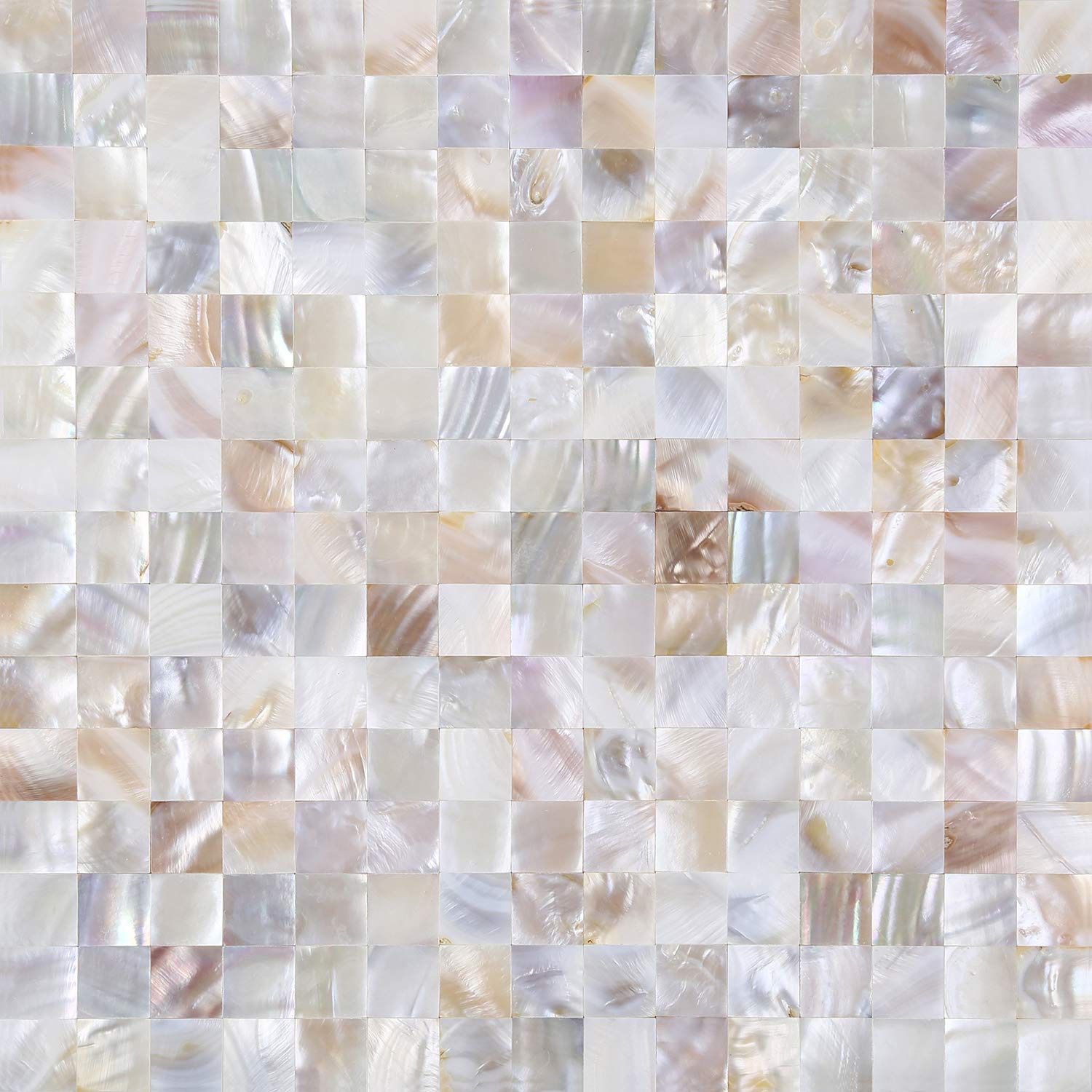 NEW 6pc Tile Backsplash Mother of Pearl Shell Mosaic