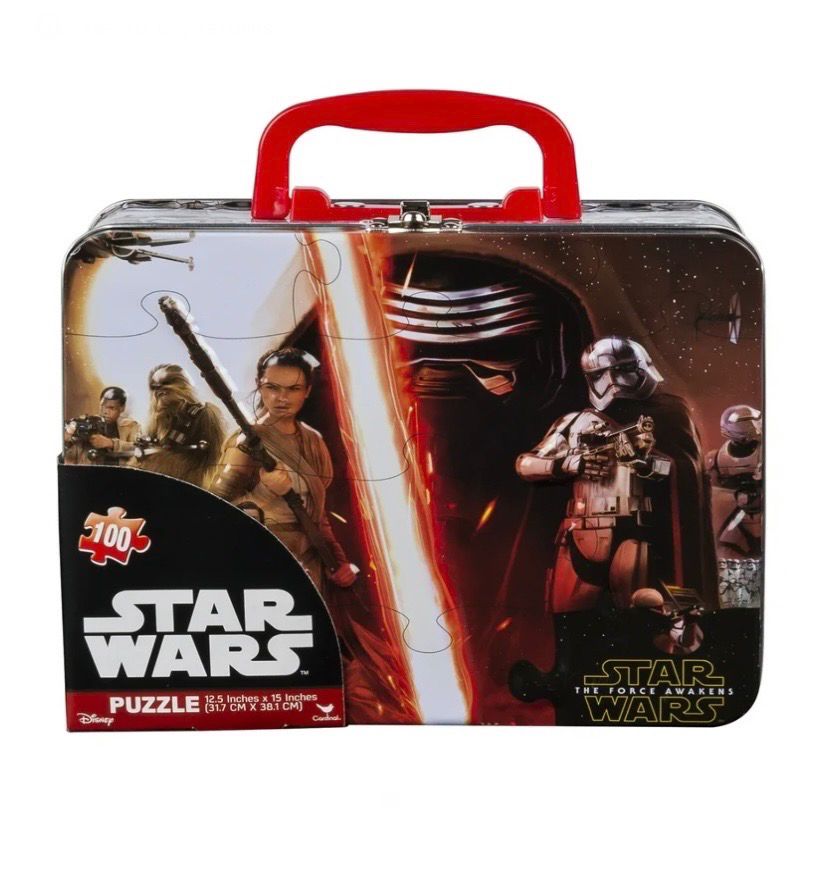 SEALED Kids 2 in 1 Star Wars Puzzle &amp; Lunchbox