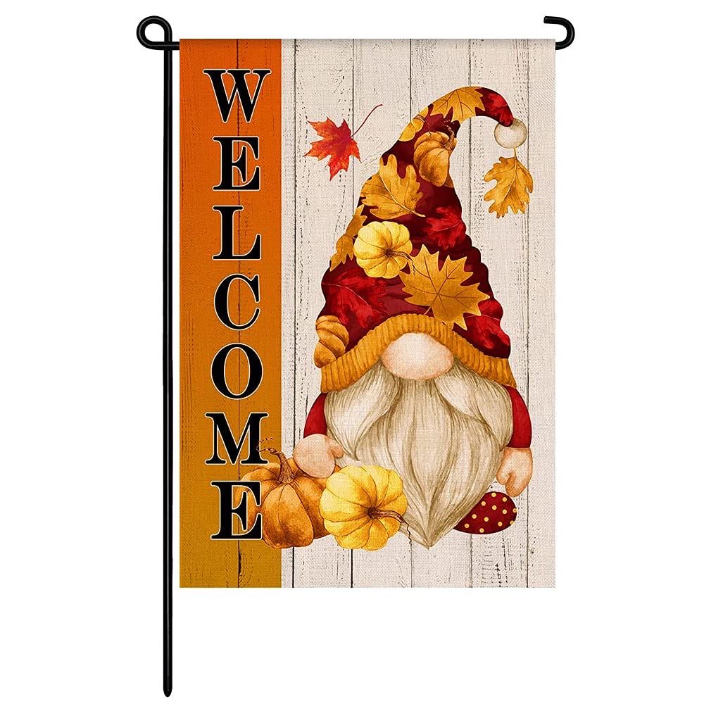 NEW Fall Thanksgiving Gnome Flag / Sign - READ