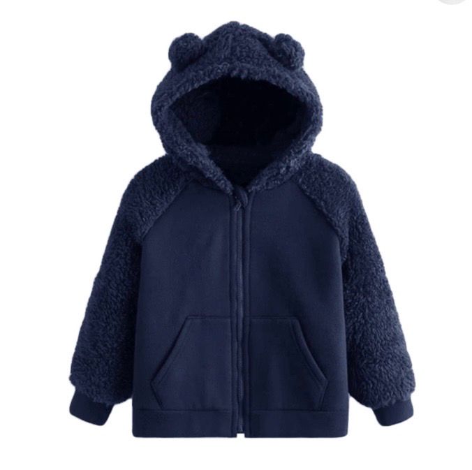 NEW Toddler Fleece Hooded Jacket Coat with Ears