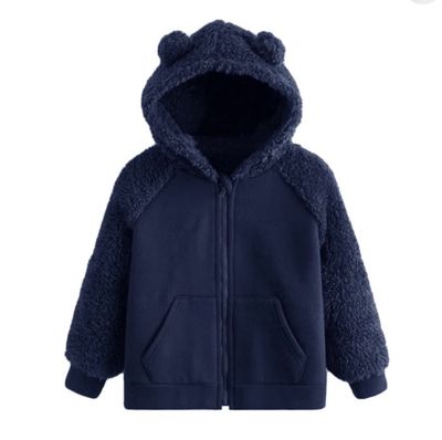 NEW Toddler Fleece Hooded Jacket Coat with Ears