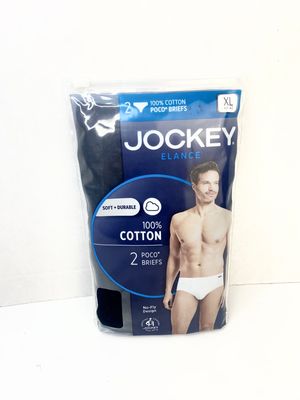 NEW 2pk Jockey Men's Underwear Briefs XL