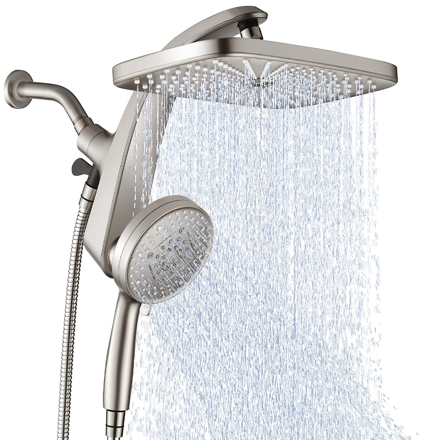 Combo High Pressure “Rainforest” &amp; Handheld Shower Head (read)
