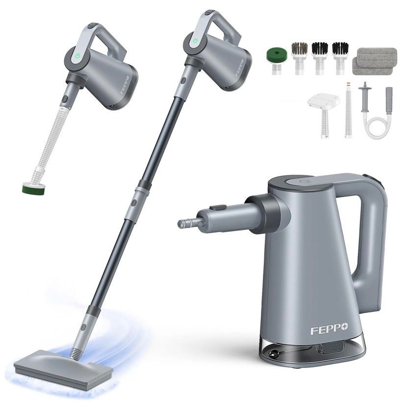 NEW Steam Mop with Handheld Steam Cleaner - READ