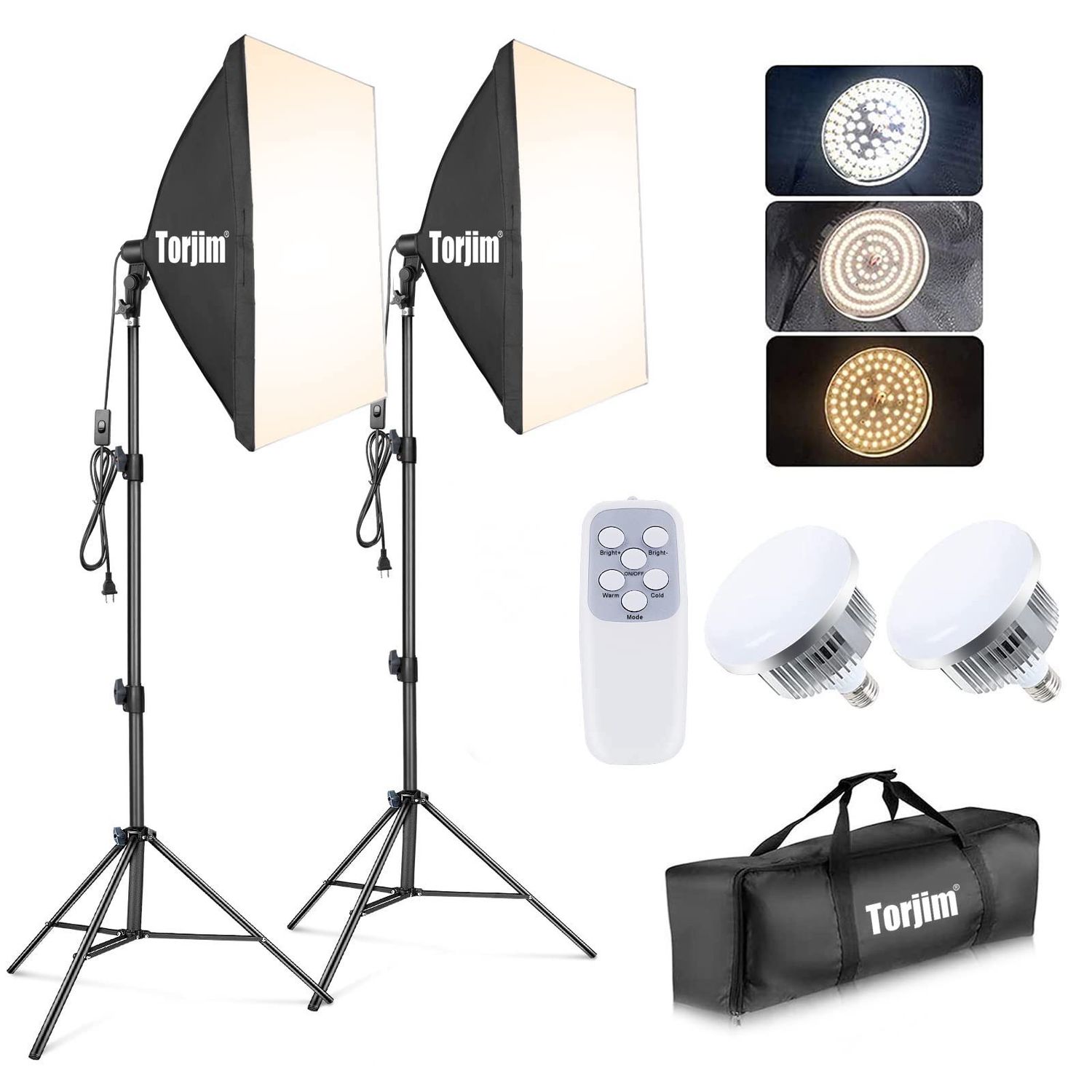 NEW Professional Softbox Photography Studio Lighting Kit
