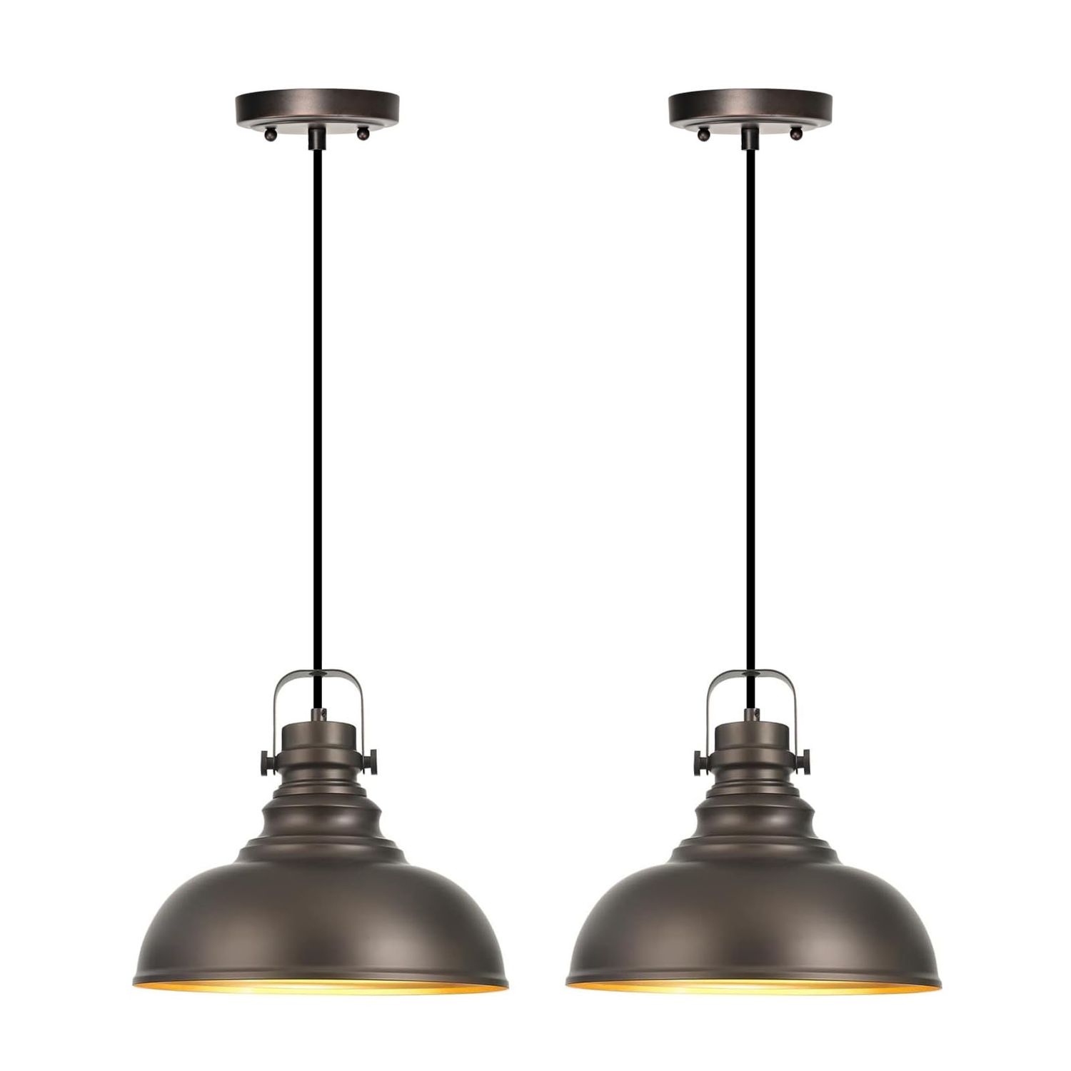NEW 2 Farmhouse Pendant Ceiling Lights Industrial