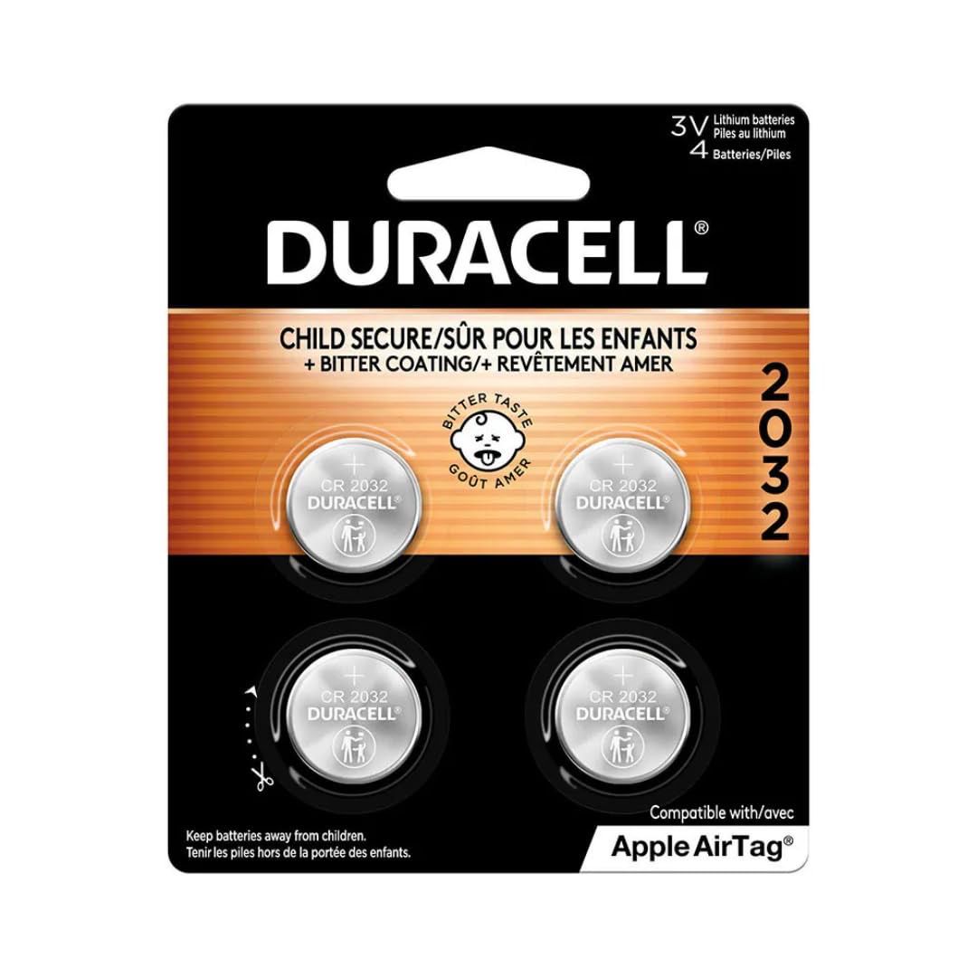 NEW 4 Pack Duracell 2032 Batteries 3V
