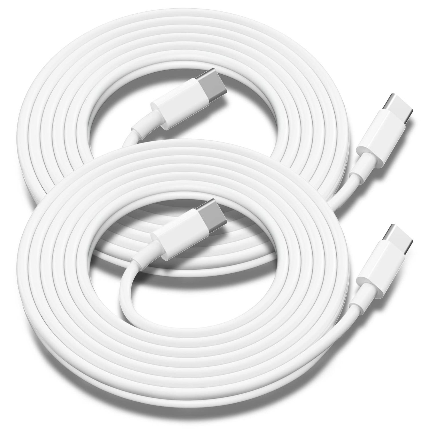 NEW 2 Pack USB C to USB C Charging Cables 10ft