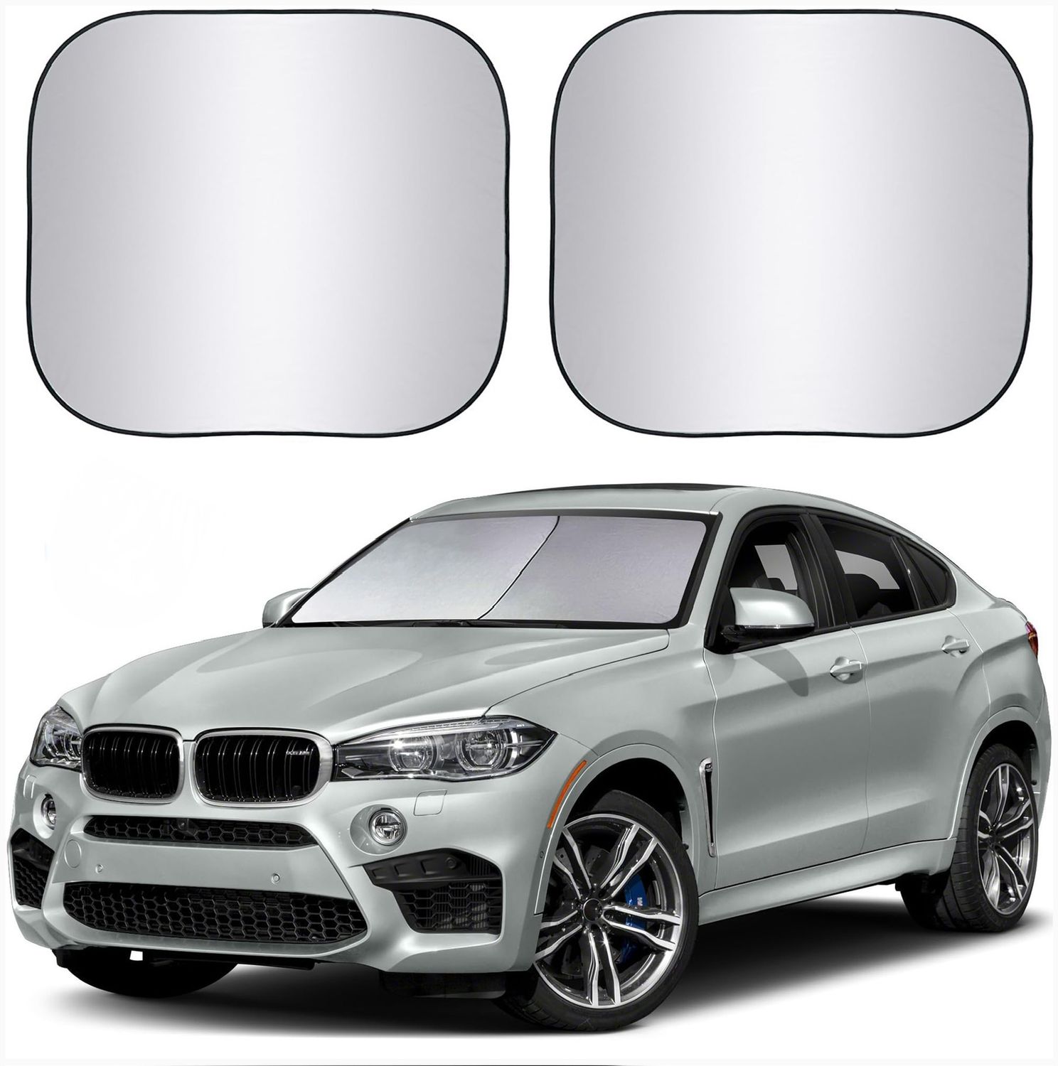 NEW 2 Pack Windshield Sun Shade