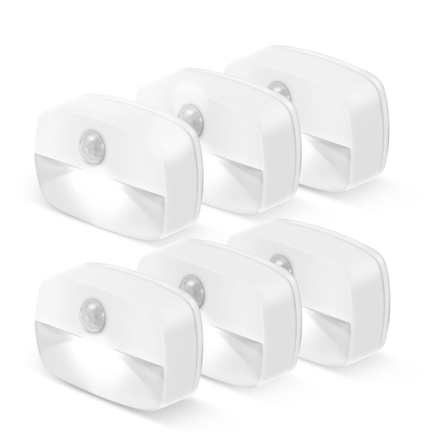 NEW 6 Pack Motion Sensor Night Lights