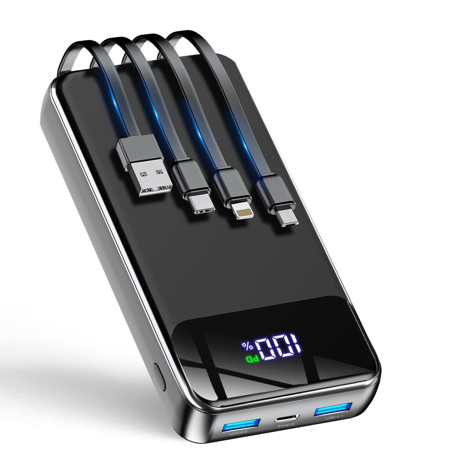 NEW Power Bank Charger with Cables