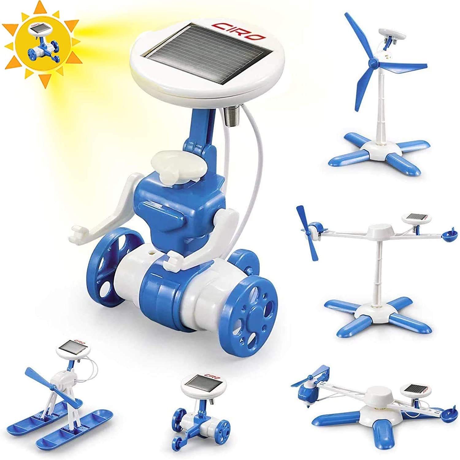 SEALED 6 in 1 Solar Robot Science Kit Toy
