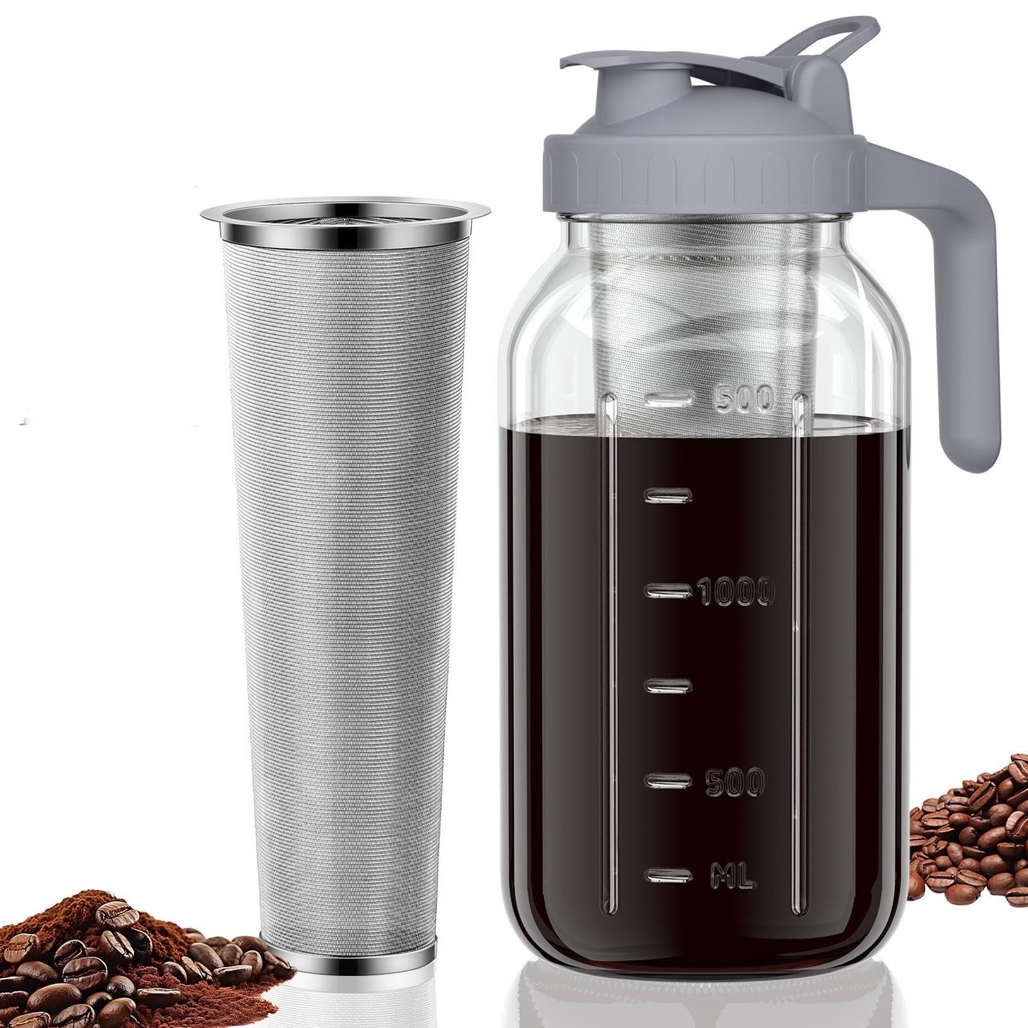 NEW Cold Brew Coffee / Tea / Fruit Infuser Jar - NO LID