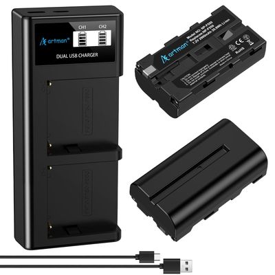 NEW Sony Camera Replacement Batteries &amp; Charger NP-F550