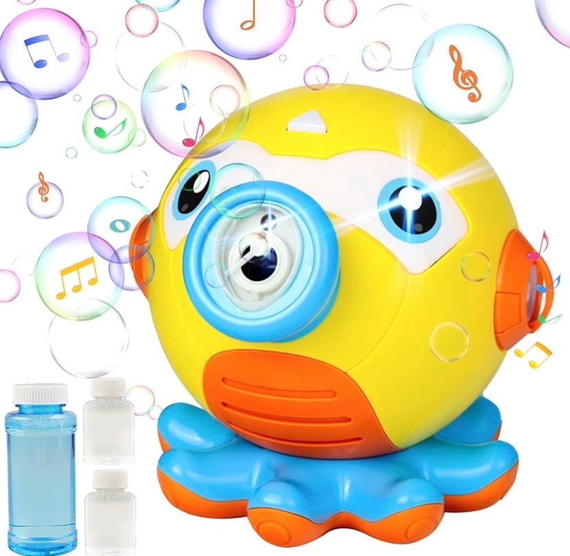 NEW Octopus Bubble Blower Machine