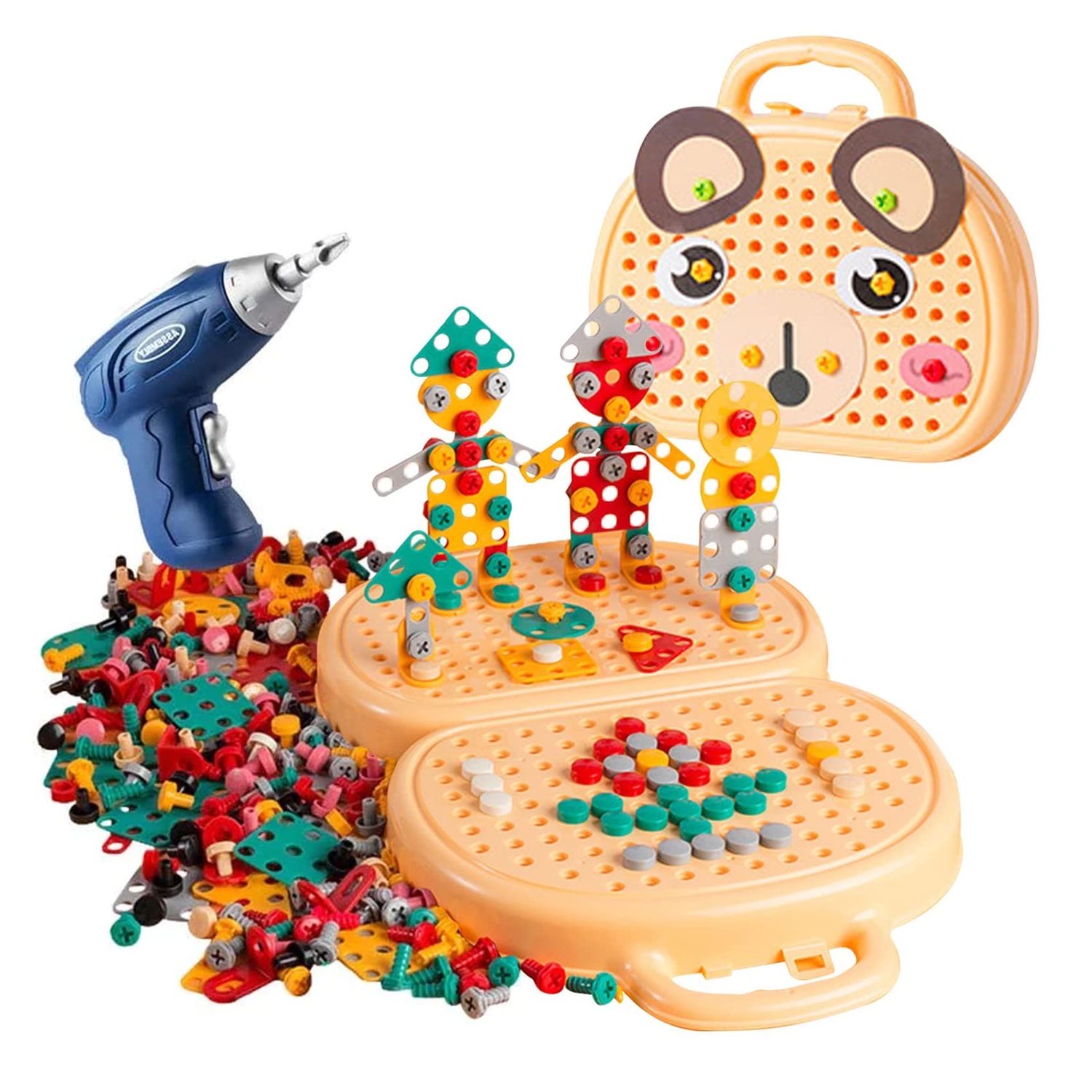 NEW Kids Montessori Play Tool Kit Building Toy