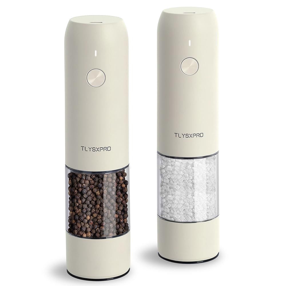 NEW Electric Salt and Pepper Grinder Set