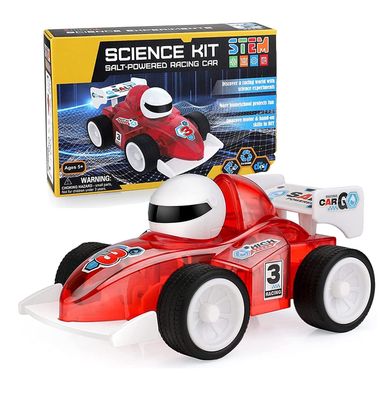 SEALED Kids Buildable Science Kit Salt Powered Race Car