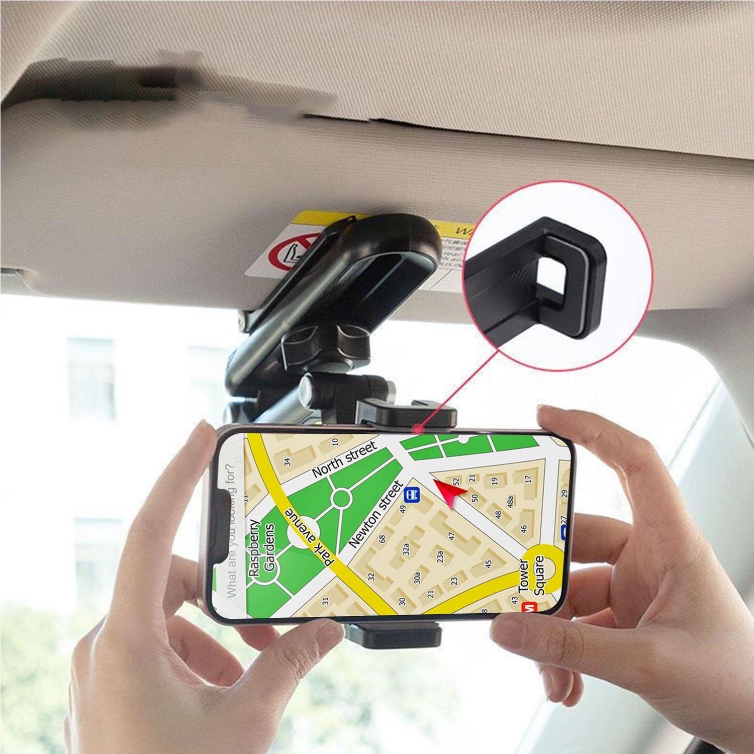 NEW Vehicle Sunshade Phone Holder