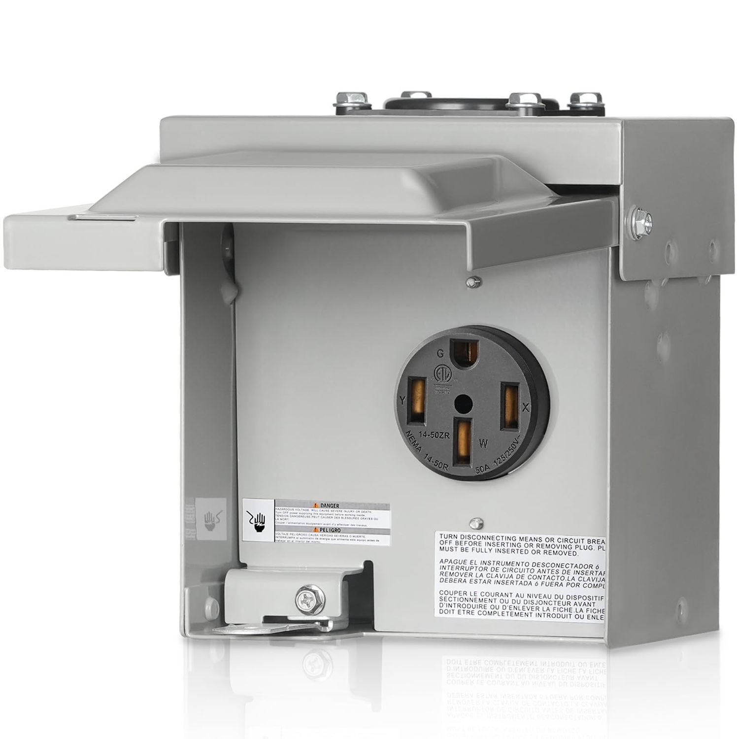 NEW 50 Amp RV Power Outlet Box