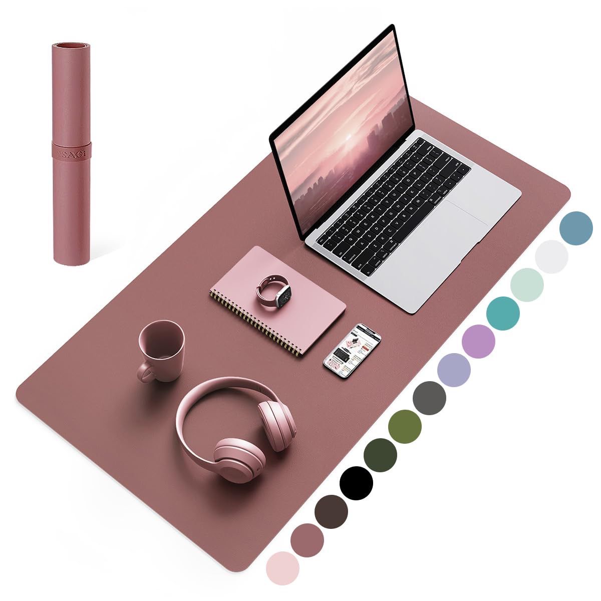 NEW Leather Waterproof Non-Slip Desk Mat