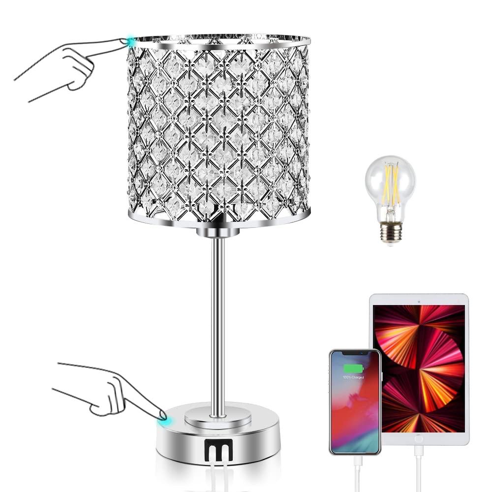 NEW Crystal Table Lamp with Touch Control