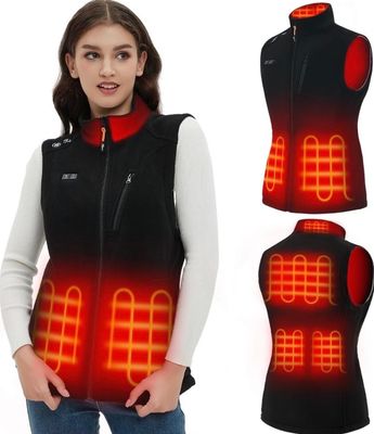 NEW Womens Heated Fleece Vest M