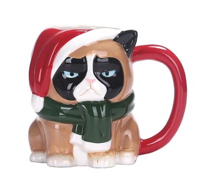 NEW Christmas Grumpy Cat Mug