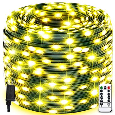 SEALED 330ft LED Christmas String Lights with Remote