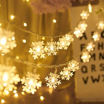 NEW LED Snowflake String Lights