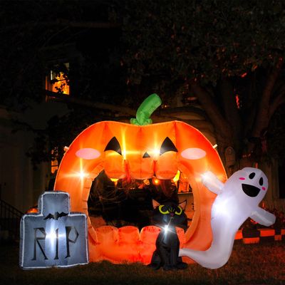 NEW 7FT Halloween Inflatable Decoration Photo Frame NEW 7FT Halloween Inflatable Decoration Photo Frame