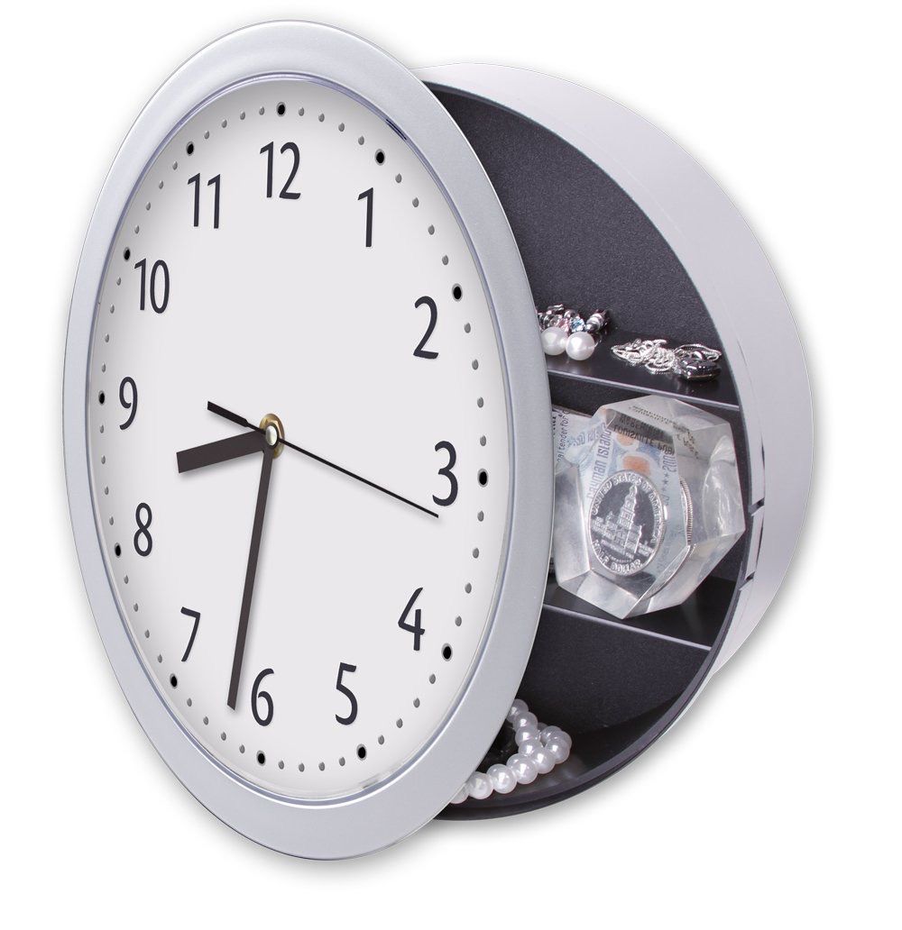 NEW Hidden Wall Clock Safe
