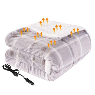 NEW Electric Heated Car Throw Blanket NEW Electric Heated Car Throw Blanket