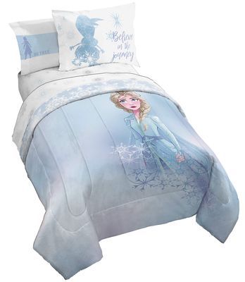 NEW Disney Frozen Elsa 5 apiece Twin Bed Comforter Set