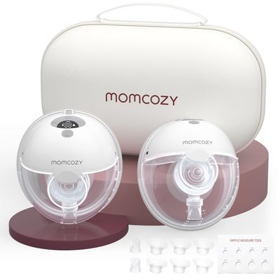 SEALED Dual Momcozy M5 Hands-Free Wearable Breast Pumps