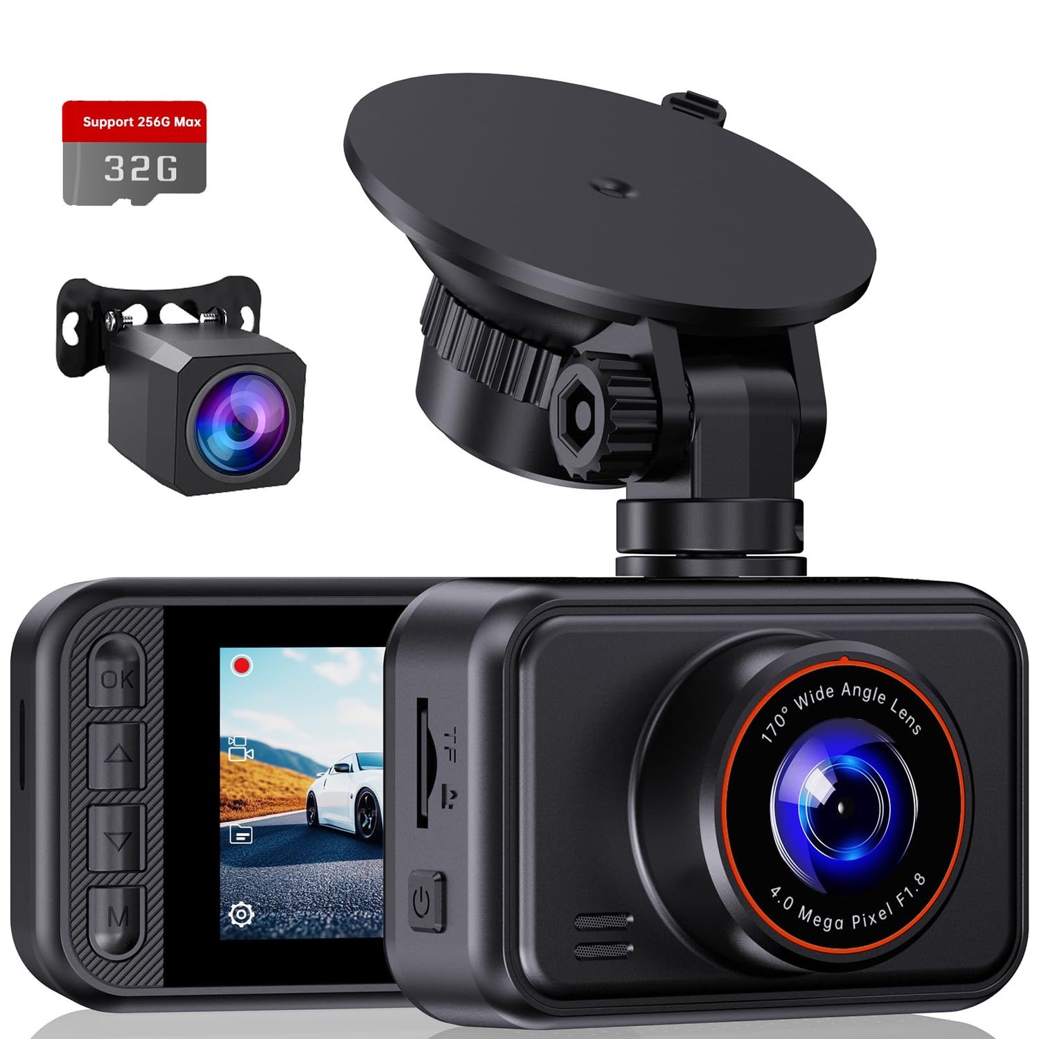 NEW HD Front &amp; Rear Dash Camera
