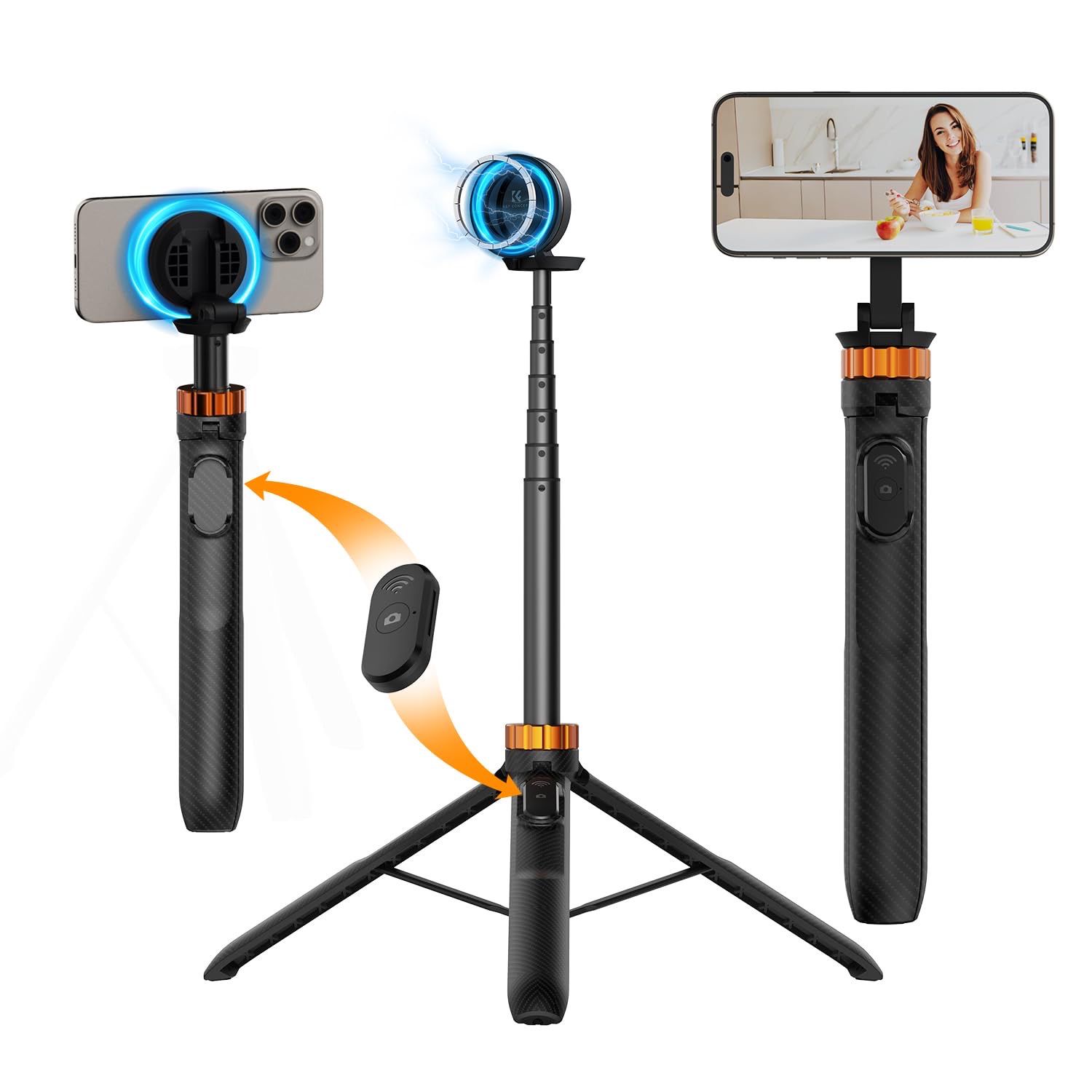 NEW 63&#39;&#39; Magnetic Selfie Stick Tripod