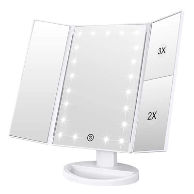 NEW Tri-fold Magnifying Vanity Makeup Mirror NEW Tri-fold Magnifying Vanity Makeup Mirror