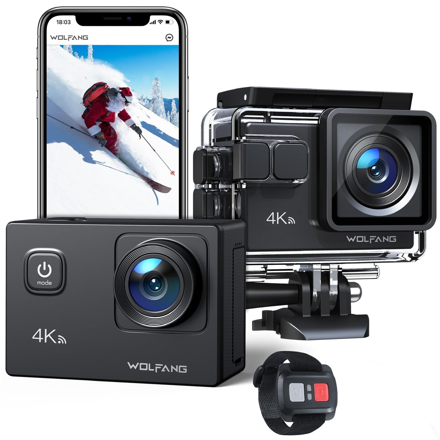 NEW 4K Action Camera - Go Pro Like