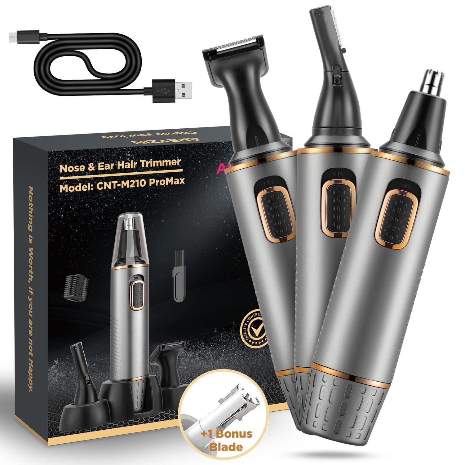 NEW Cordless Ear &amp; Nose Hair Trimmer Set