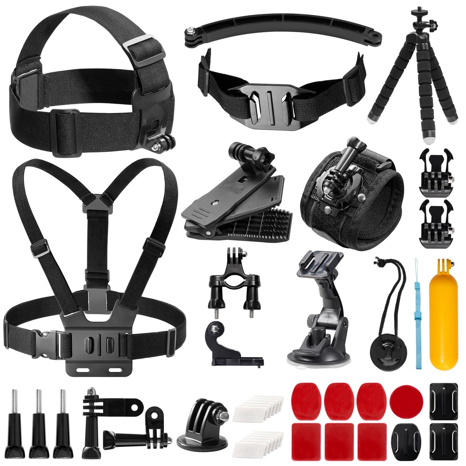 NEW 42 in 1 GoPro Action Camera Accessories Kit