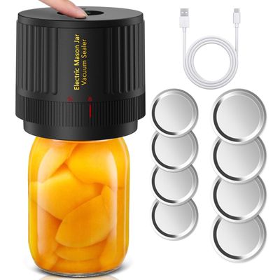 NEW Electric Mason Jar Vacuum Sealer NEW Electric Mason Jar Vacuum Sealer