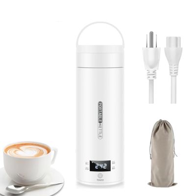 NEW Portable Electric Soup / Tea / Coffee Kettle Bottle - 450ml