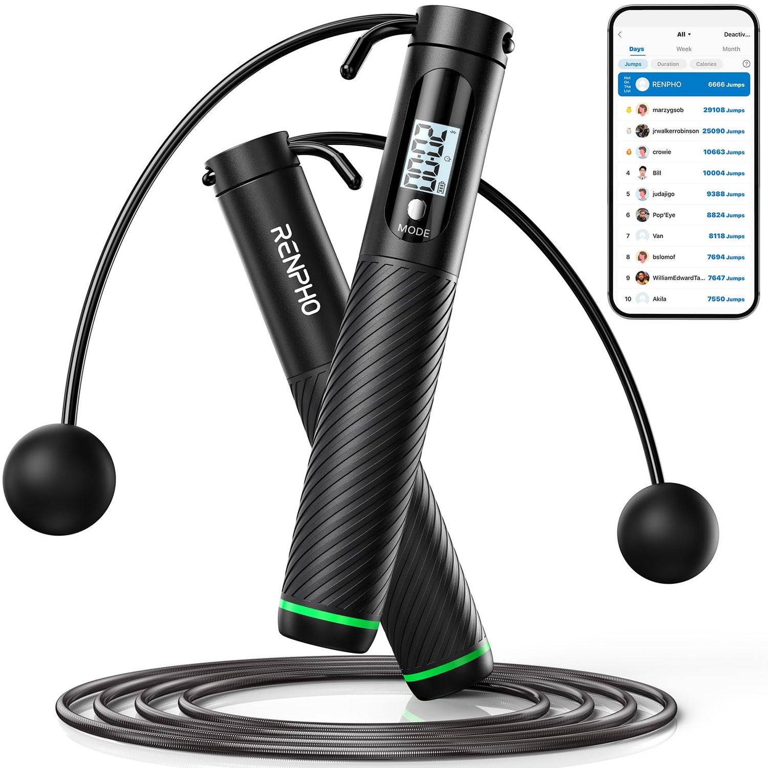 NEW Cordless Smart Jump Rope - READ