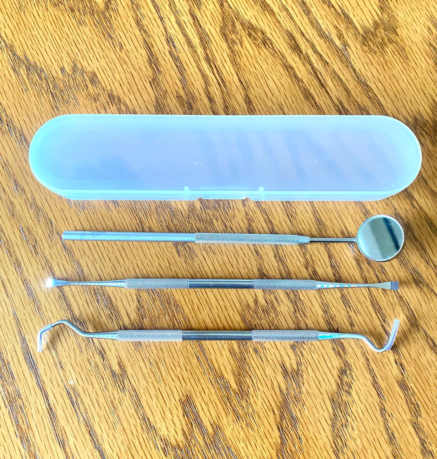 NEW 4pc Professional Metal Dental Cleaning Kit