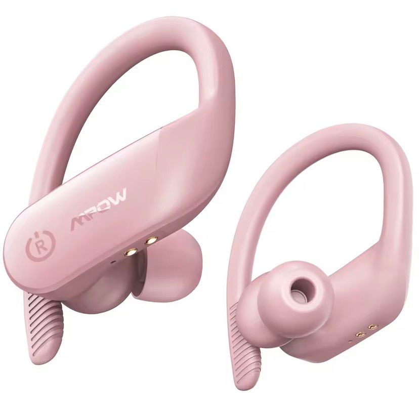 NEW Wireless Bluetooth Earhook Earbuds Pink