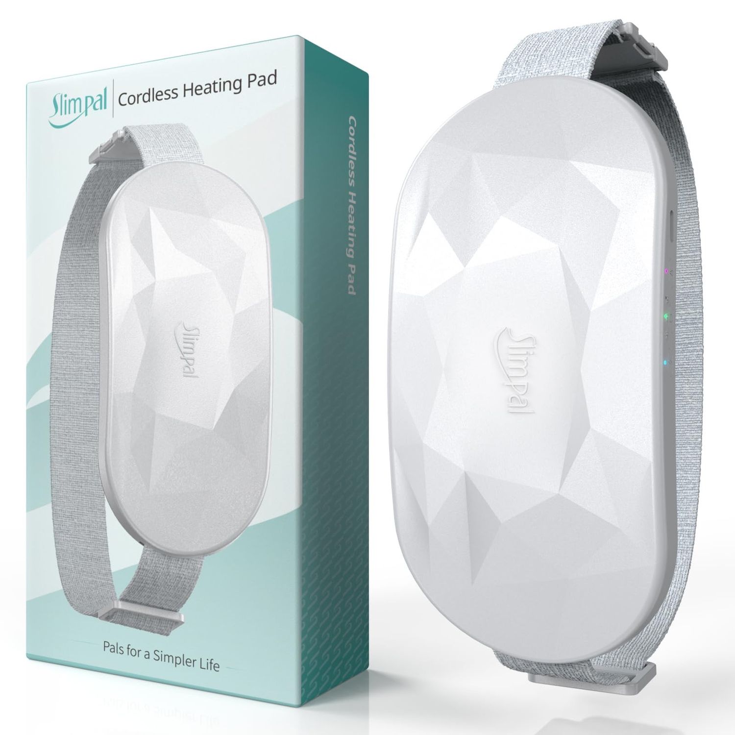 NEW Womens Cordless Heating Pad with Vibration