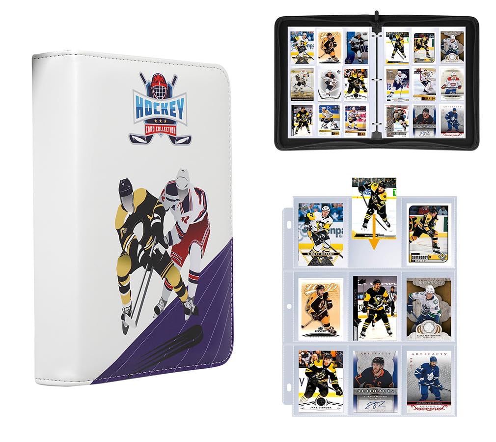 NEW Hockey / Sports Card Binder Holder with Sheets